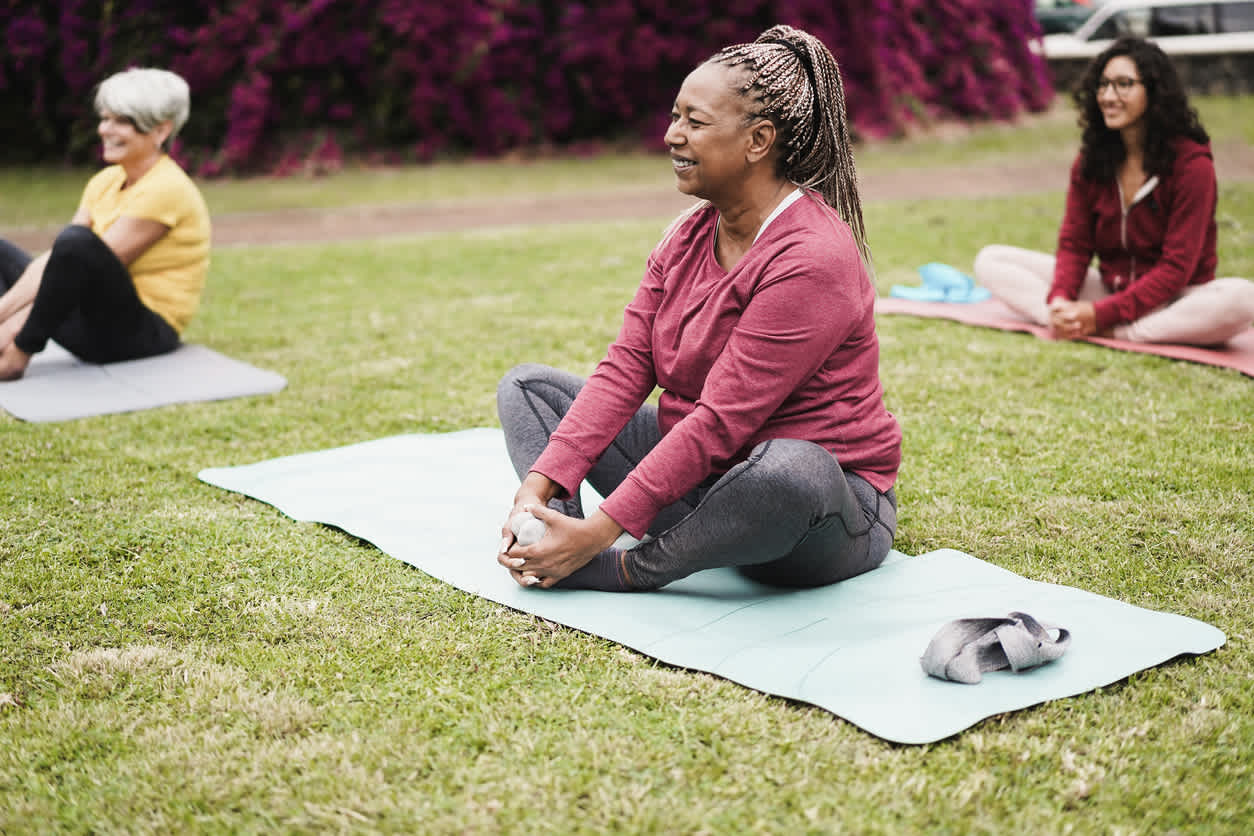 group-of-women-stretching-together