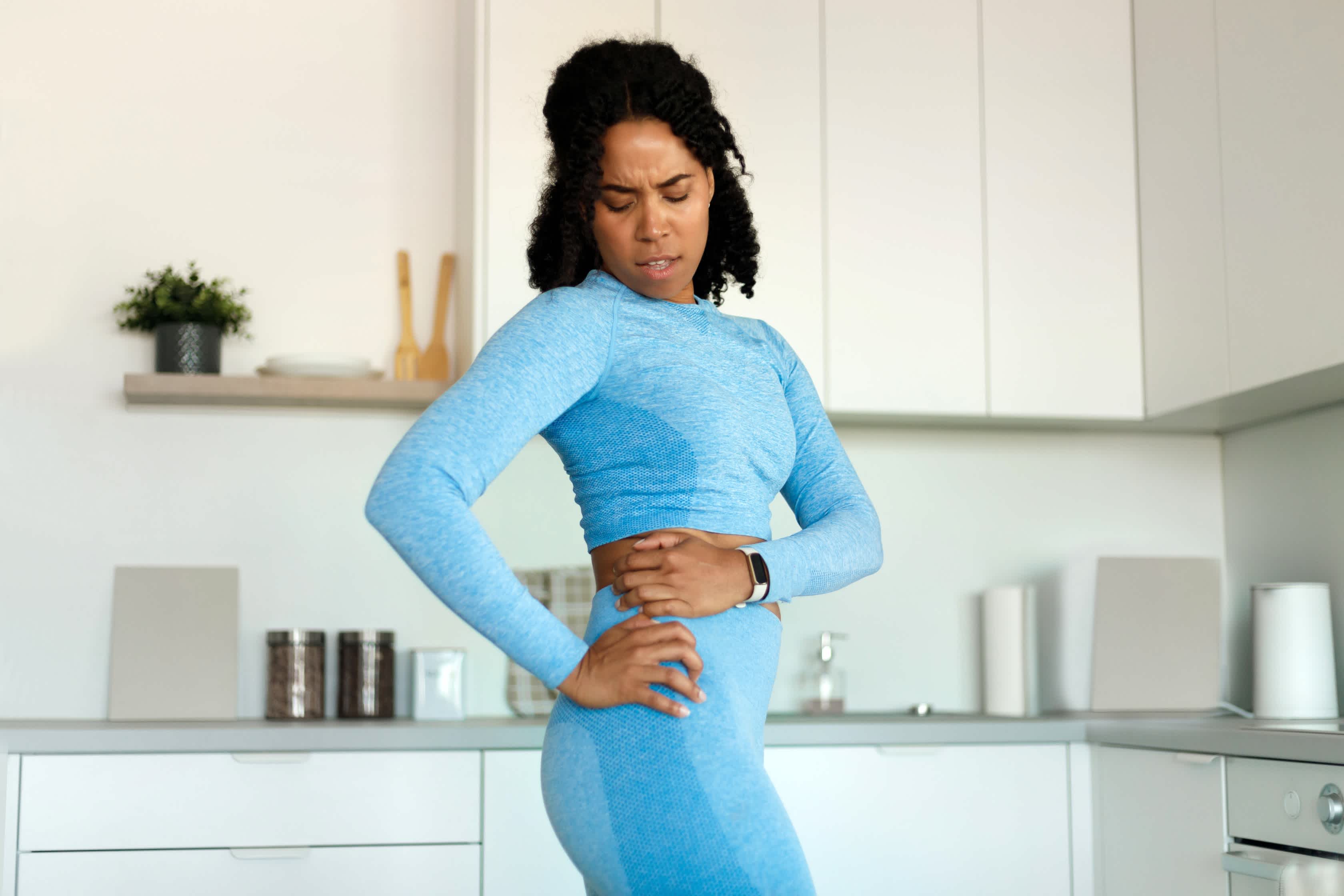 Woman-having-bursitis-hip
